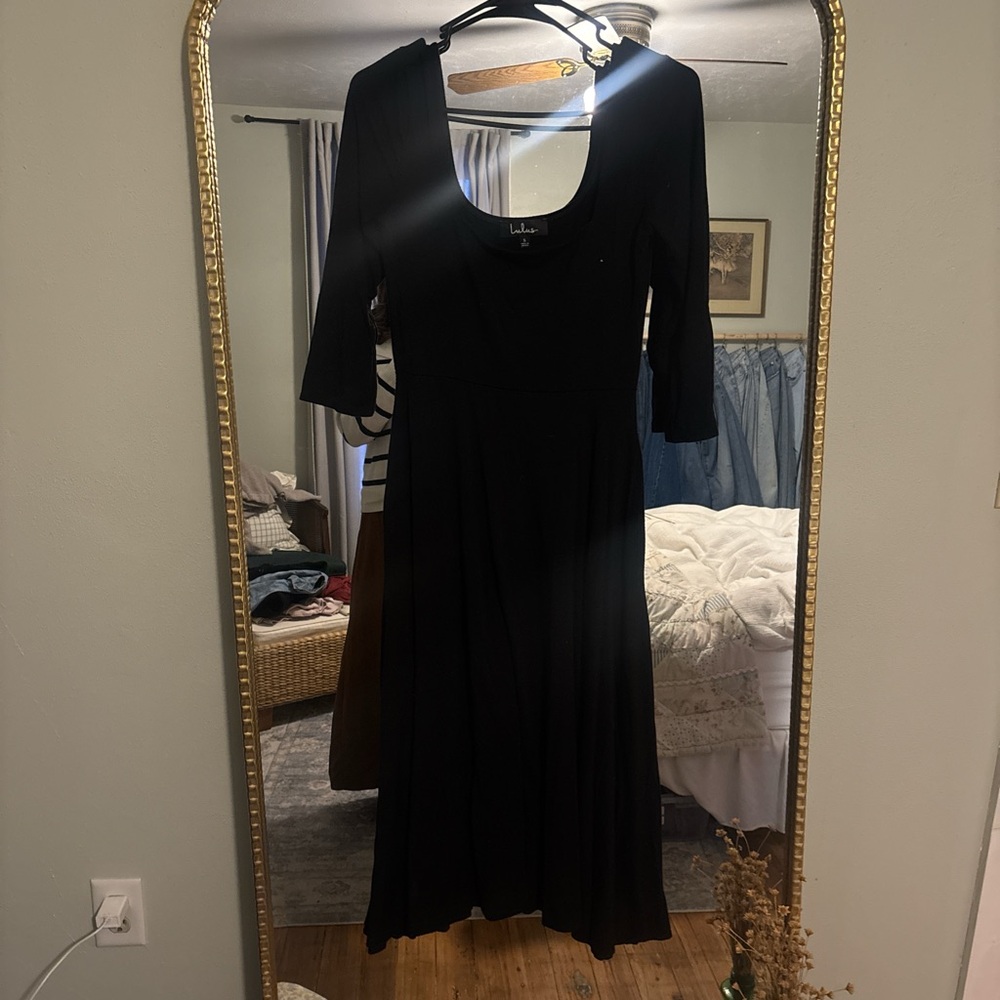 Black Lulu’s Midi Dress